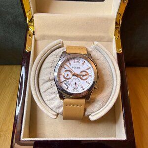Fossil Perfect Boyfriend 3-Eye Complication Ladies' Watch ES 4250, 40mm